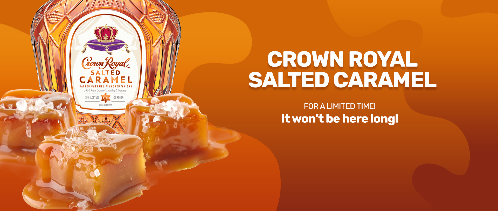 Crown Royal Salted Caramel Whiskey for a limited time at Lundeen's