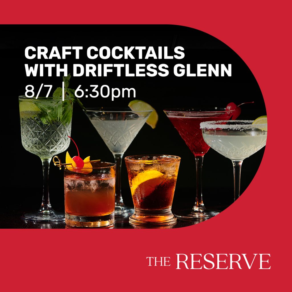 Craft cocktails with driftless Glenn